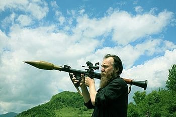 Alexandr Dugin, jižní Osetie červenec 2008