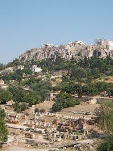 View of the Acropolis and the agora of Athens. Author: Daniel Lobo