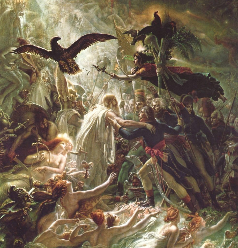 Anne-Louis Girodet de Roucy-Trioson (1767-1824), Apotheosis of the French Heroes Who Died for their Fatherland During the War for Liberty, 1802