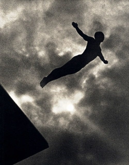 Diver competing at the 1936 Summer Olympics in Olympia (1936, dir. Leni Riefenstahl).