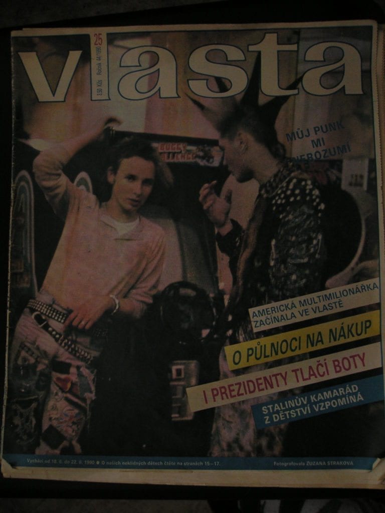 Můj punk mi nerozumí, časopis Vlasta č. 25/1990
