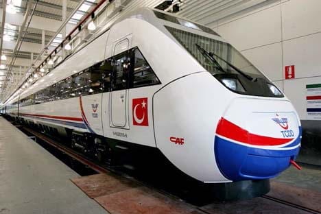 Turecká vysokorychlostní železniční souprava