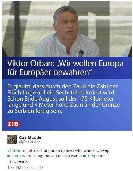 Cas Mudd o Viktoru Orbánovi