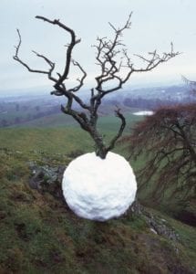 Andy Goldsworthy - Ice Ball (Ledová koule)