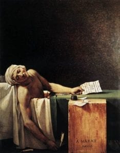 Jacques Louis David - Maratova smrt 