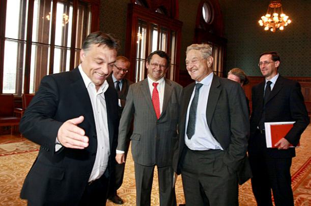 Soros a Orbán