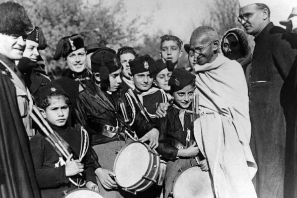 Mahátma Gándhí Itálie 1931