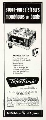 Telectronic tape recorder