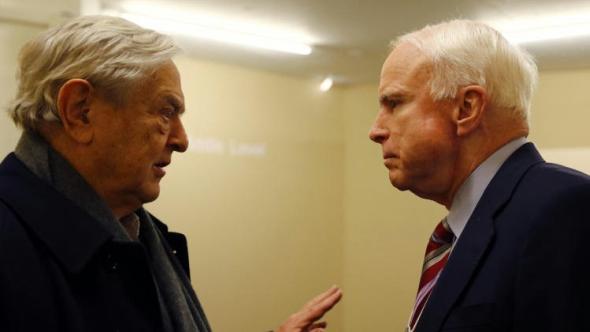 George Soros John McCain