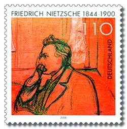Friedrich Nietzsche poštovní známka