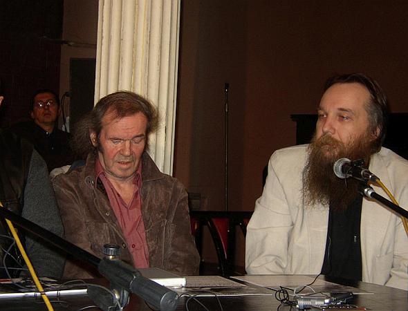 Jevgenij Golovin s Alexandrem Duginem, 2003