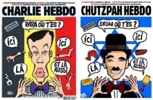 Vlevo: úžasná satira na pulty všech trafik, vpravo: nenávist, kterou nesnese ani web Alaina Sorala