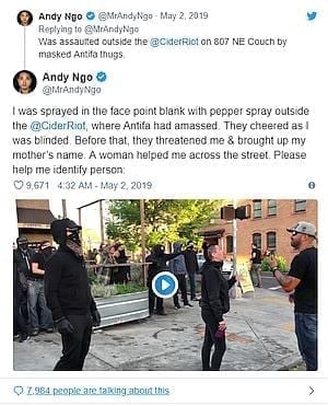 Andy Ngo napadení