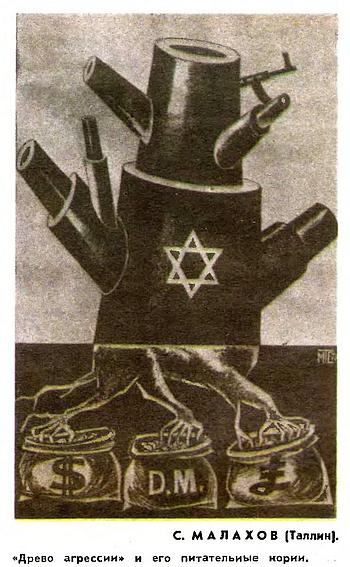 Sovětský svaz a antisionismus (karikatura „Strom agrese“ a jeho kořeny)