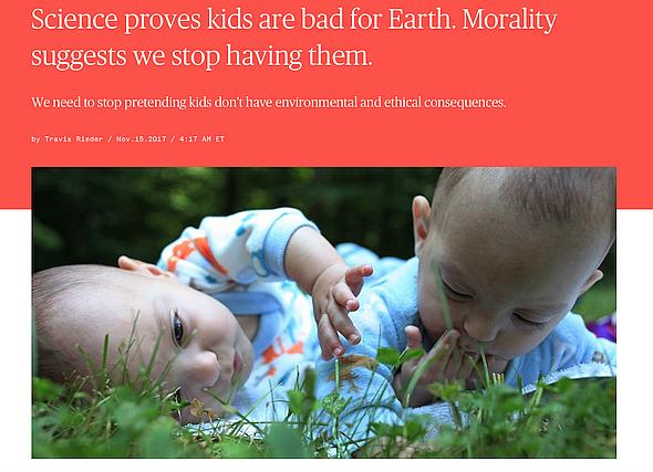 We need to stop pretending kids don't have environmental and ethical consequences