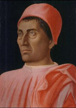 Andrea Mantegna - Portrét kardinála Karla Medicejského