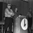 James Madole v projevu na setkání National Renaissance Party (Wagner High School, 18. března 1966)