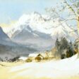Zimní pohled na Hochkalter u Berchtesgadenu
