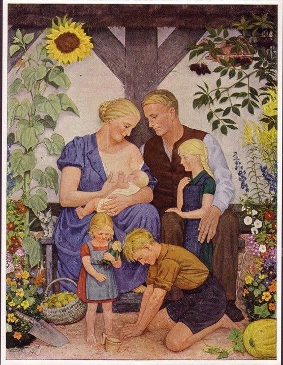 Wolfgang Willrich - Rodina (Familienbildniss, 1938)